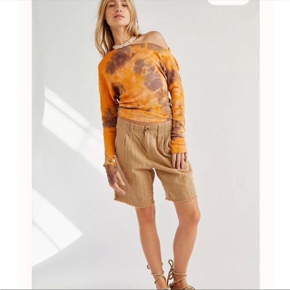 Free People X Vintage Souls Washed Fuji Thermal, Size L - Picture 5 of 5